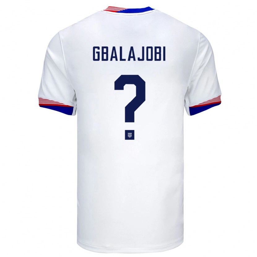 Danxen Damen Vereinigte Staaten Olatimoni Gbalajobi #0 Weiß Heimtrikot Trikot 24-26 T-Shirt Schweiz