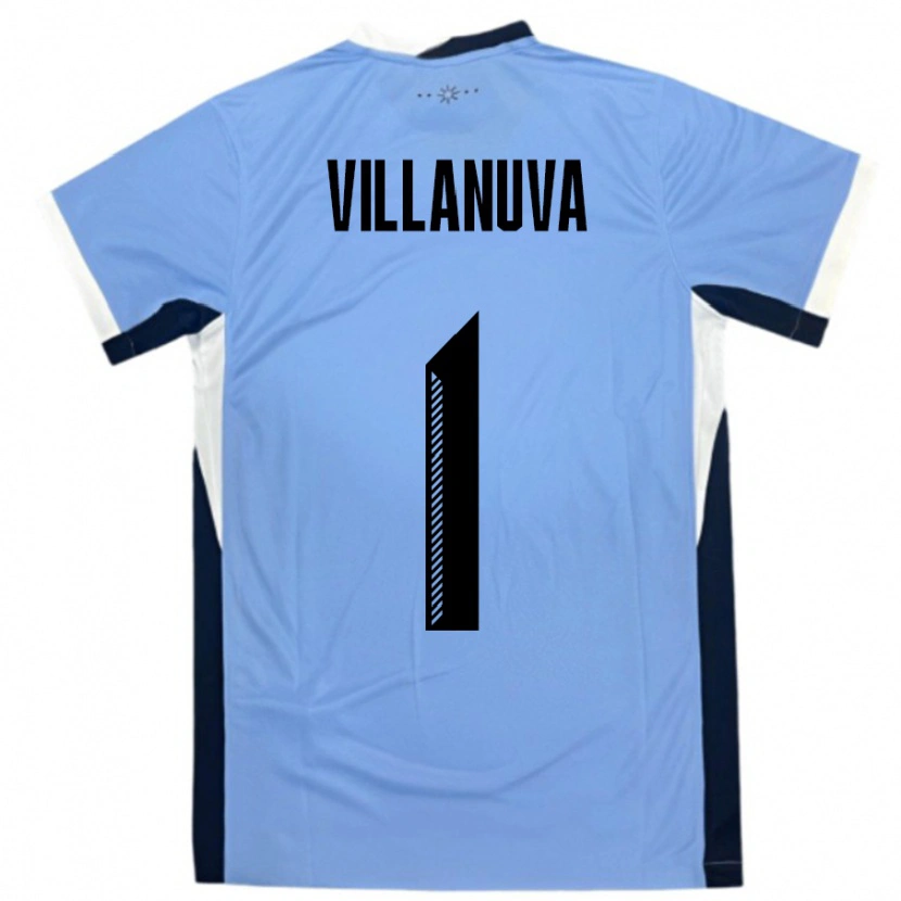 Danxen Damen Uruguay Josefina Villanuva #1 Weiß Schwarz Heimtrikot Trikot 24-26 T-Shirt Schweiz