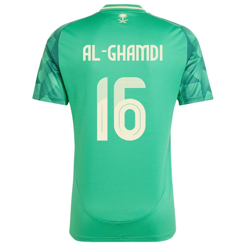 Danxen Damen Saudi-Arabien Faisal Al-Ghamdi #16 Grün Heimtrikot Trikot 24-26 T-Shirt Schweiz