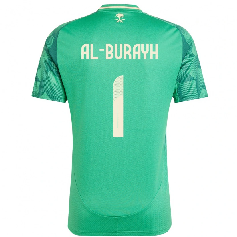 Danxen Damen Saudi-Arabien Mahmoud Al-Burayh #1 Grün Heimtrikot Trikot 24-26 T-Shirt Schweiz