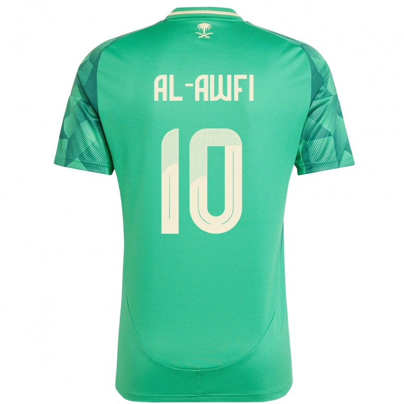 Danxen Damen Saudi-Arabien Al-Walid Al-Awfi #10 Grün Heimtrikot Trikot 24-26 T-Shirt Schweiz