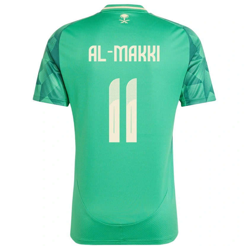 Danxen Damen Saudi-Arabien Ali Al-Makki #11 Grün Heimtrikot Trikot 24-26 T-Shirt Schweiz
