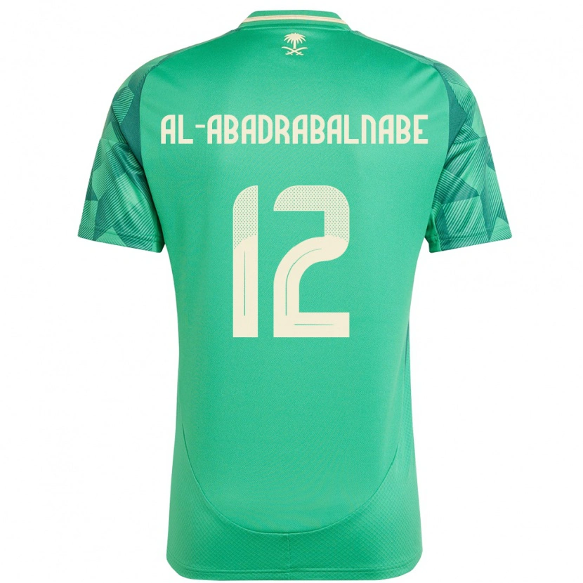 Danxen Damen Saudi-Arabien Ahmed Musallam Al-Abadrabalnabe #12 Grün Heimtrikot Trikot 24-26 T-Shirt Schweiz