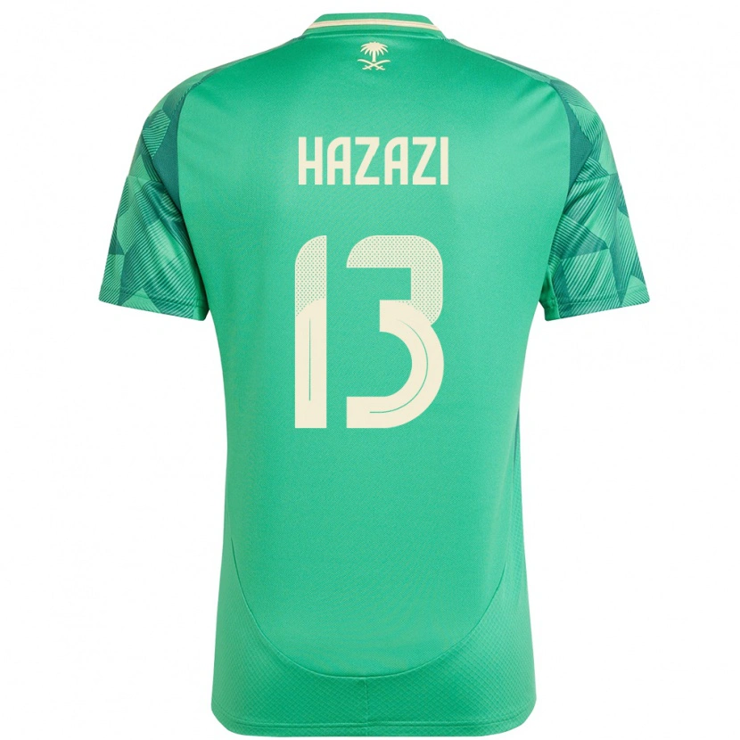 Danxen Damen Saudi-Arabien Bassam Hazazi #13 Grün Heimtrikot Trikot 24-26 T-Shirt Schweiz