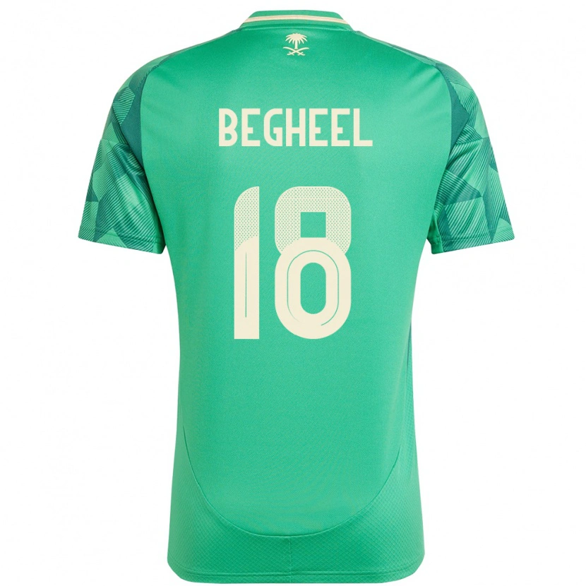 Danxen Damen Saudi-Arabien Qasem Begheel #18 Grün Heimtrikot Trikot 24-26 T-Shirt Schweiz
