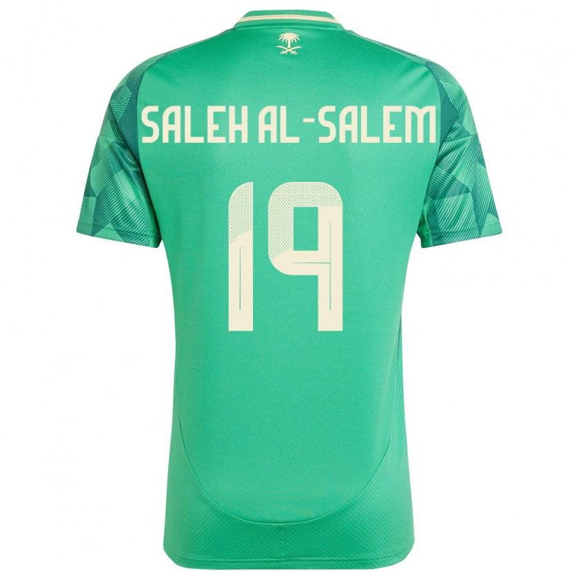 Danxen Damen Saudi-Arabien Yousef Saleh Al-Salem #19 Grün Heimtrikot Trikot 24-26 T-Shirt Schweiz