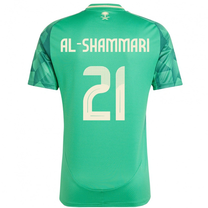 Danxen Damen Saudi-Arabien Musaed Al-Shammari #21 Grün Heimtrikot Trikot 24-26 T-Shirt Schweiz