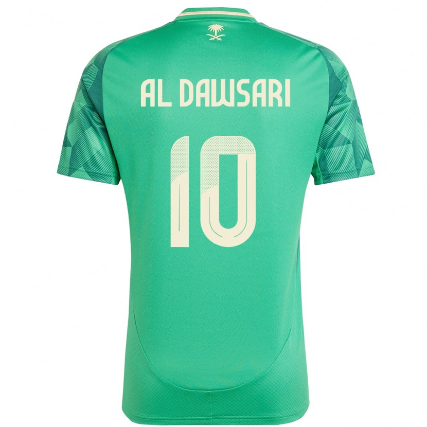 Danxen Damen Saudi-Arabien Salem Al Dawsari #10 Grün Heimtrikot Trikot 24-26 T-Shirt Schweiz