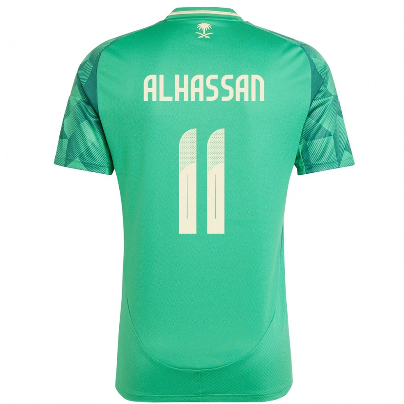Danxen Damen Saudi-Arabien Abbas Alhassan #11 Grün Heimtrikot Trikot 24-26 T-Shirt Schweiz