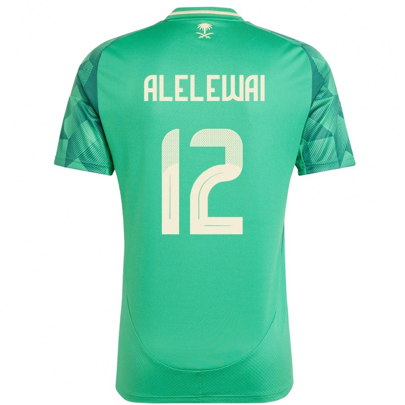 Danxen Damen Saudi-Arabien Abdulaziz Alelewai #12 Grün Heimtrikot Trikot 24-26 T-Shirt Schweiz