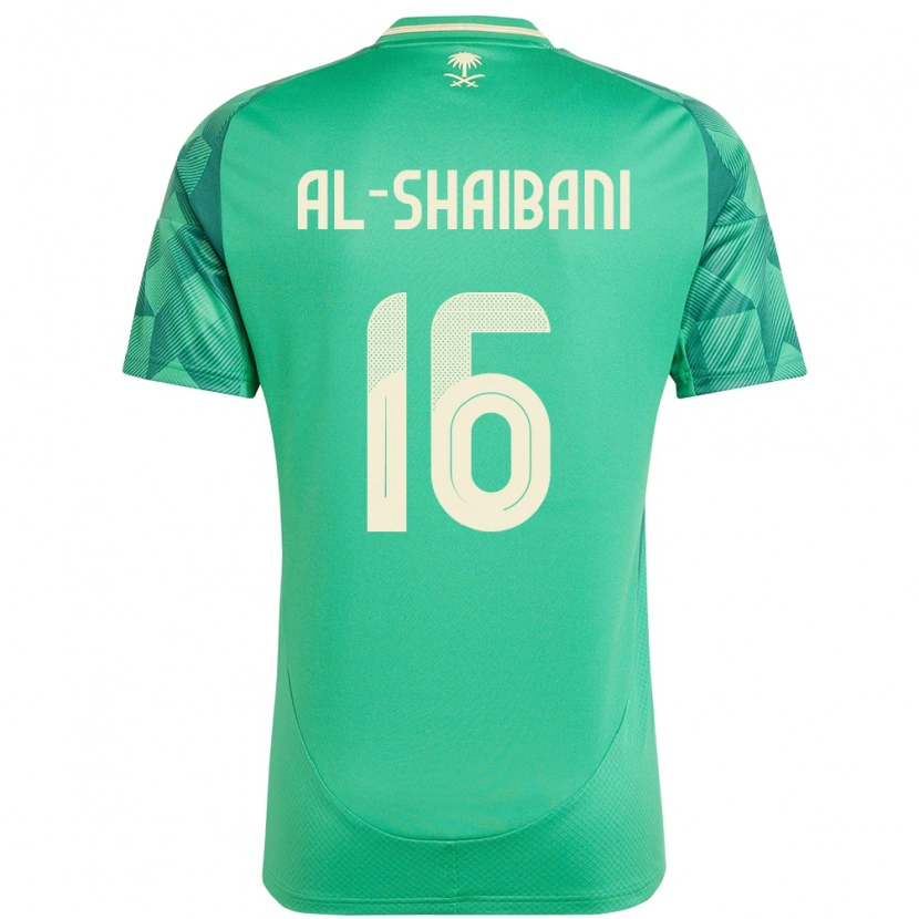 Danxen Damen Saudi-Arabien Asrar Al Shaibani #16 Grün Heimtrikot Trikot 24-26 T-Shirt Schweiz