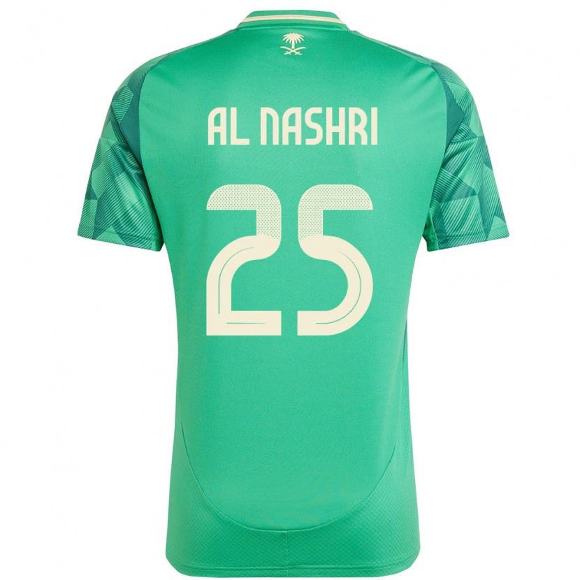 Danxen Damen Saudi-Arabien Awad Al Nashri #25 Grün Heimtrikot Trikot 24-26 T-Shirt Schweiz