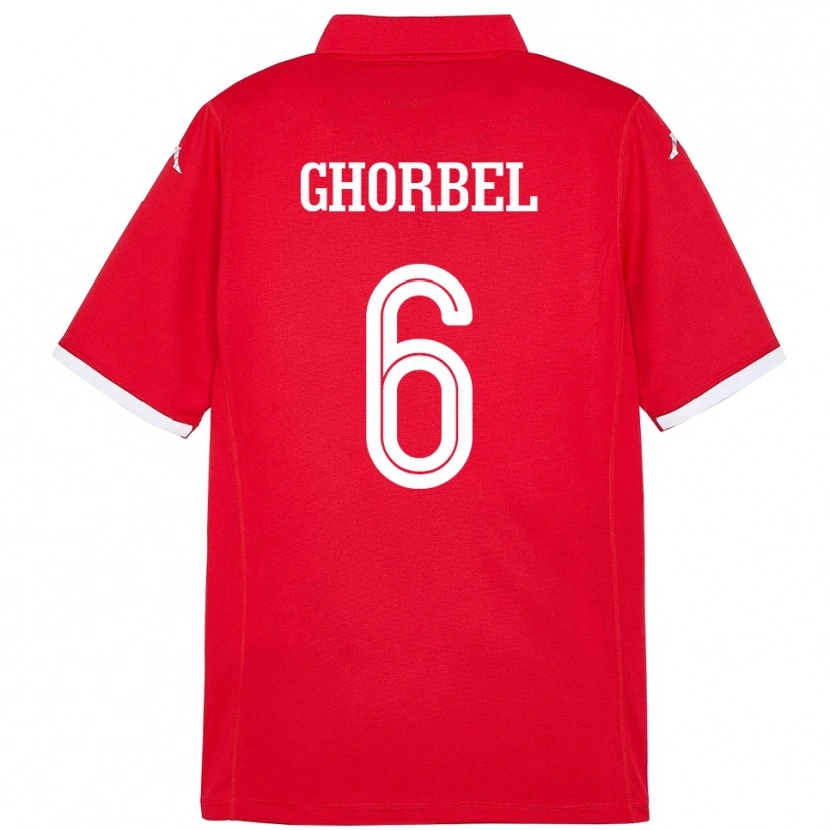 Danxen Damen Tunesien Mahmoud Ghorbel #6 Rot Heimtrikot Trikot 24-26 T-Shirt Schweiz