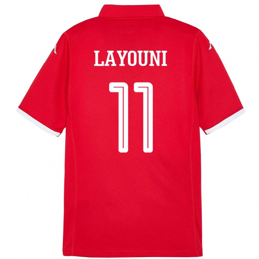 Danxen Damen Tunesien Amor Layouni #11 Rot Heimtrikot Trikot 24-26 T-Shirt Schweiz