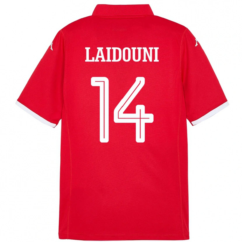 Danxen Damen Tunesien Aïssa Laïdouni #14 Rot Heimtrikot Trikot 24-26 T-Shirt Schweiz