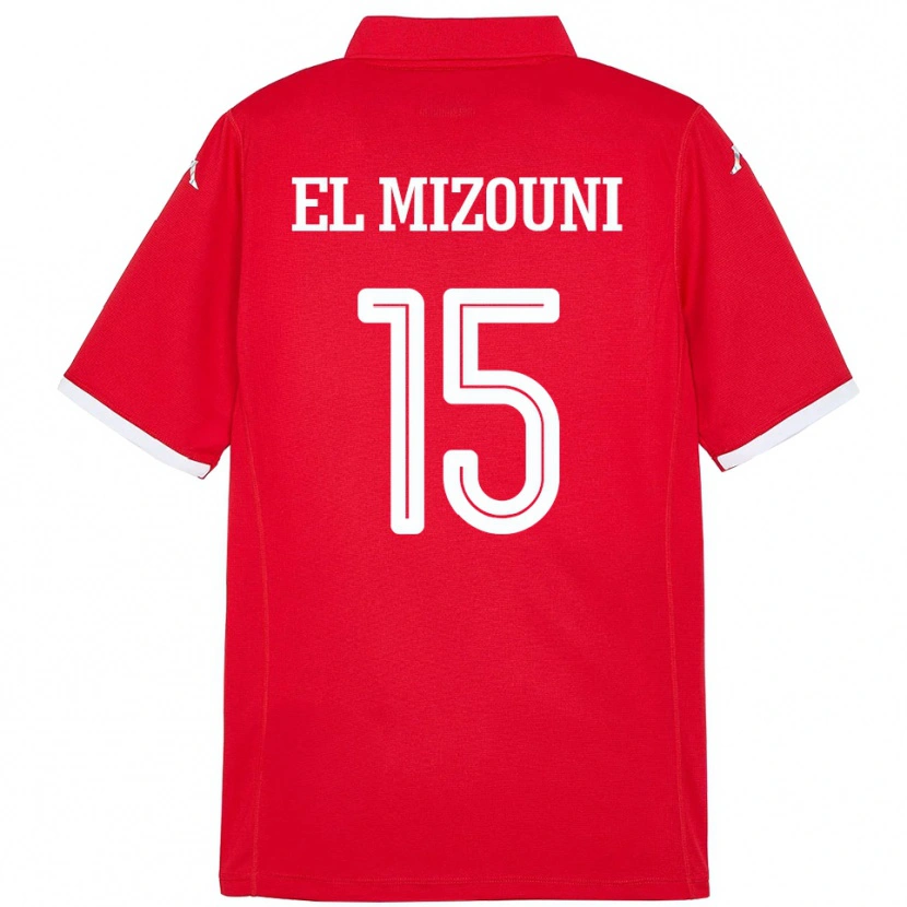 Danxen Damen Tunesien Idris El Mizouni #15 Rot Heimtrikot Trikot 24-26 T-Shirt Schweiz