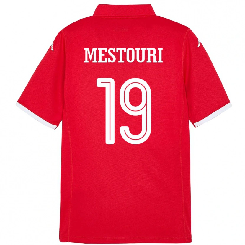 Danxen Damen Tunesien Hazem Mestouri #19 Rot Heimtrikot Trikot 24-26 T-Shirt Schweiz
