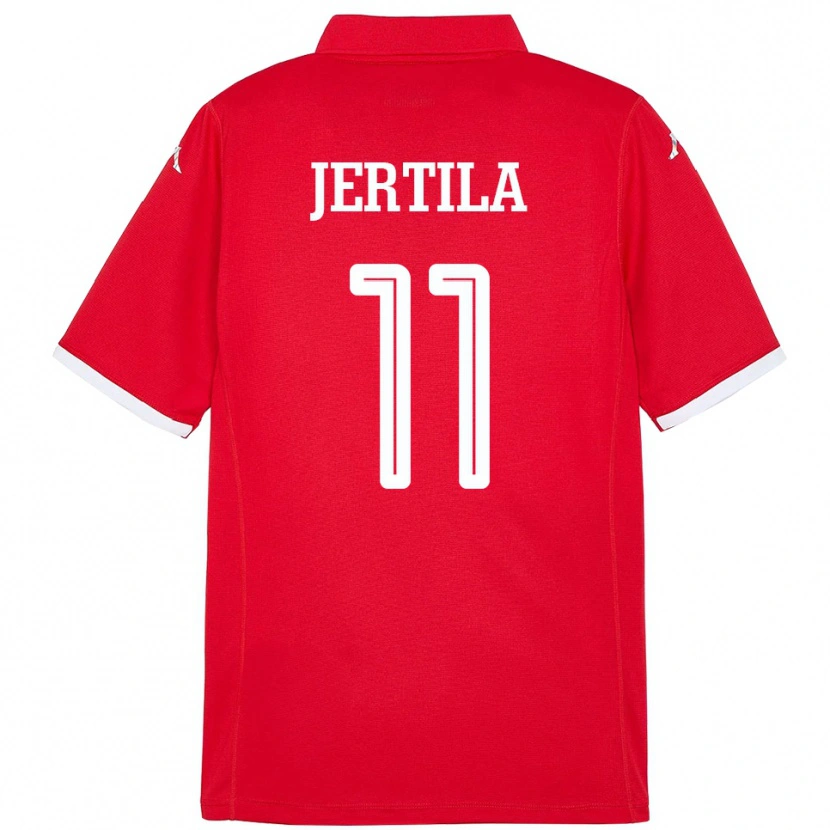 Danxen Damen Tunesien Hedi Jertila #11 Rot Heimtrikot Trikot 24-26 T-Shirt Schweiz