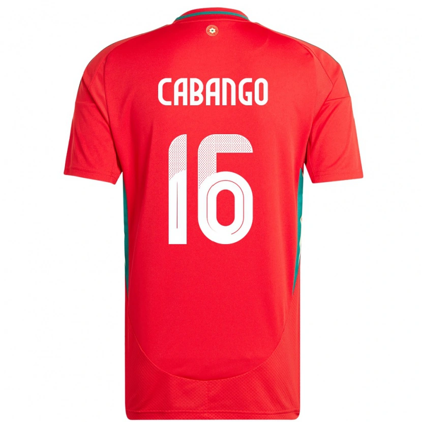 Danxen Damen Wales Ben Cabango #16 Rot Heimtrikot Trikot 24-26 T-Shirt Schweiz