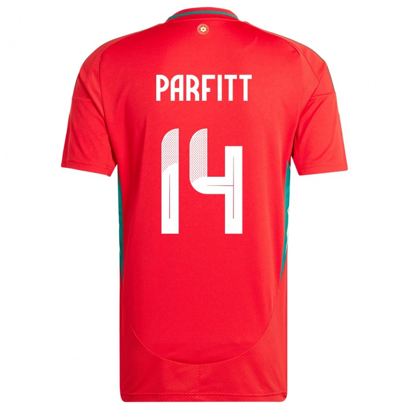 Danxen Damen Wales T-Jay Parfitt #14 Rot Heimtrikot Trikot 24-26 T-Shirt Schweiz