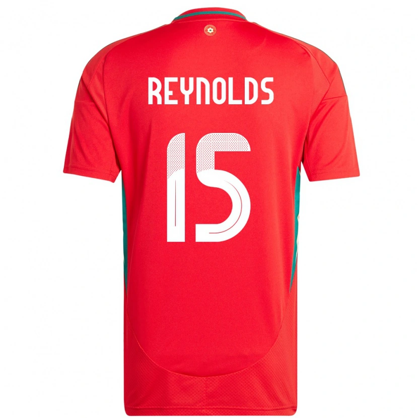 Danxen Damen Wales Oliver Reynolds #15 Rot Heimtrikot Trikot 24-26 T-Shirt Schweiz