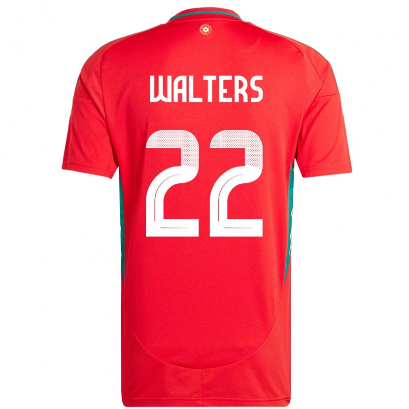 Danxen Damen Wales Georgia Walters #22 Rot Heimtrikot Trikot 24-26 T-Shirt Schweiz