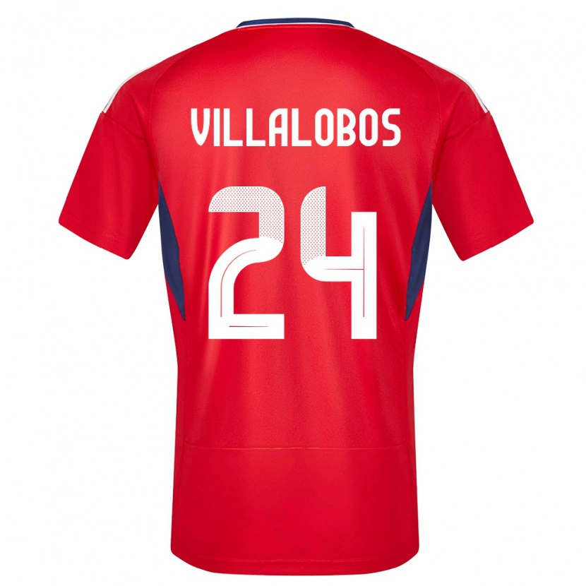 Danxen Damen Costa Rica Anthuan Villalobos #24 Rot Heimtrikot Trikot 24-26 T-Shirt Schweiz