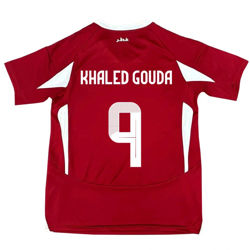 Danxen Damen Katar Mohamed Khaled Gouda #9 Rot Heimtrikot Trikot 24-26 T-Shirt Schweiz