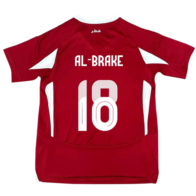 Danxen Damen Katar Sultan Al-Brake #18 Rot Heimtrikot Trikot 24-26 T-Shirt Schweiz