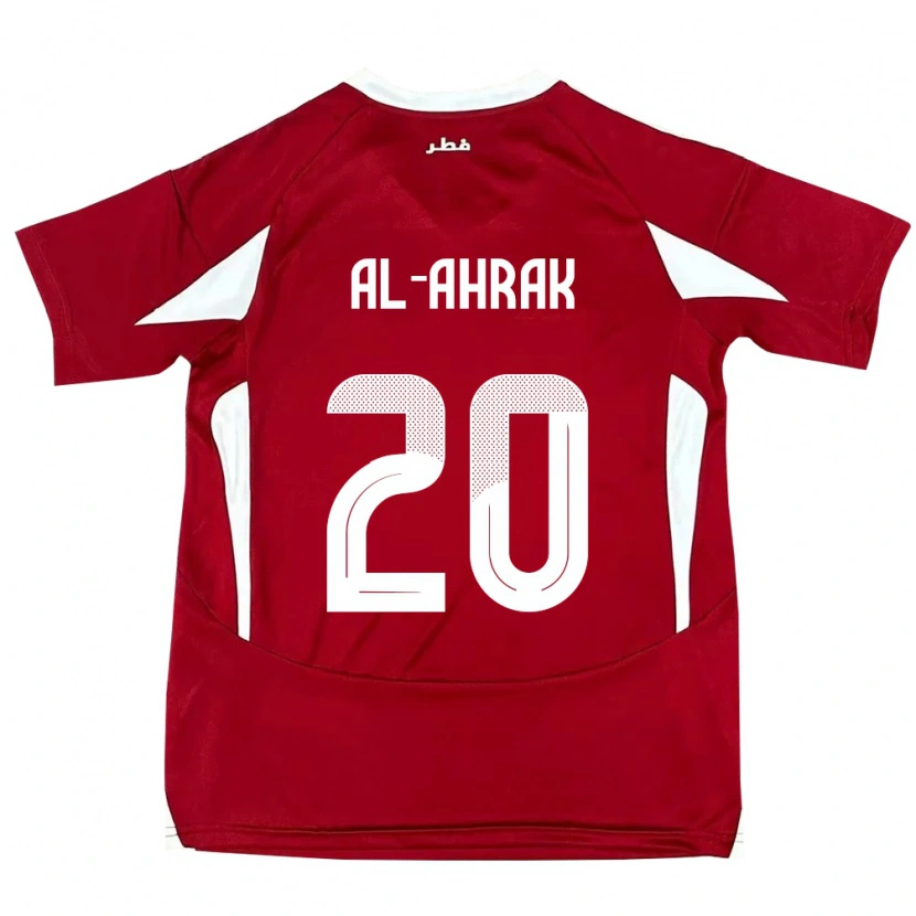 Danxen Damen Katar Abdullah Al-Ahrak #20 Rot Heimtrikot Trikot 24-26 T-Shirt Schweiz