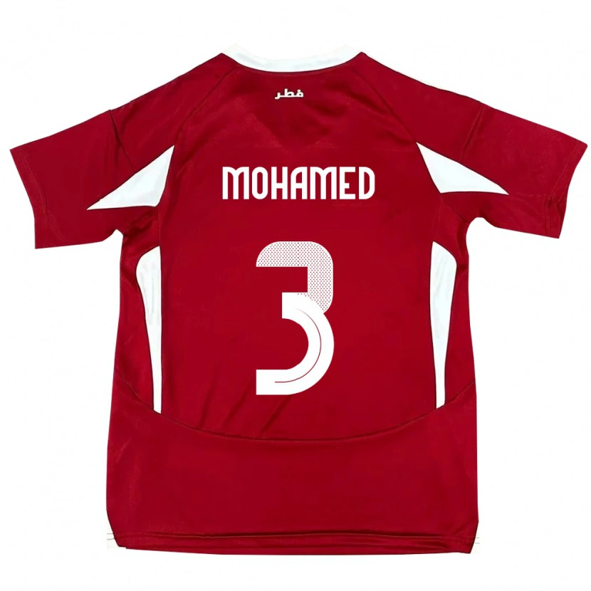 Danxen Damen Katar Motaman Mohamed #3 Rot Heimtrikot Trikot 24-26 T-Shirt Schweiz