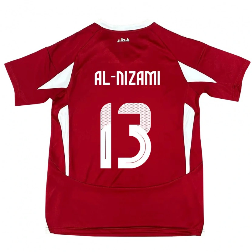 Danxen Damen Katar Yousef Mohammad Al-Nizami #13 Rot Heimtrikot Trikot 24-26 T-Shirt Schweiz