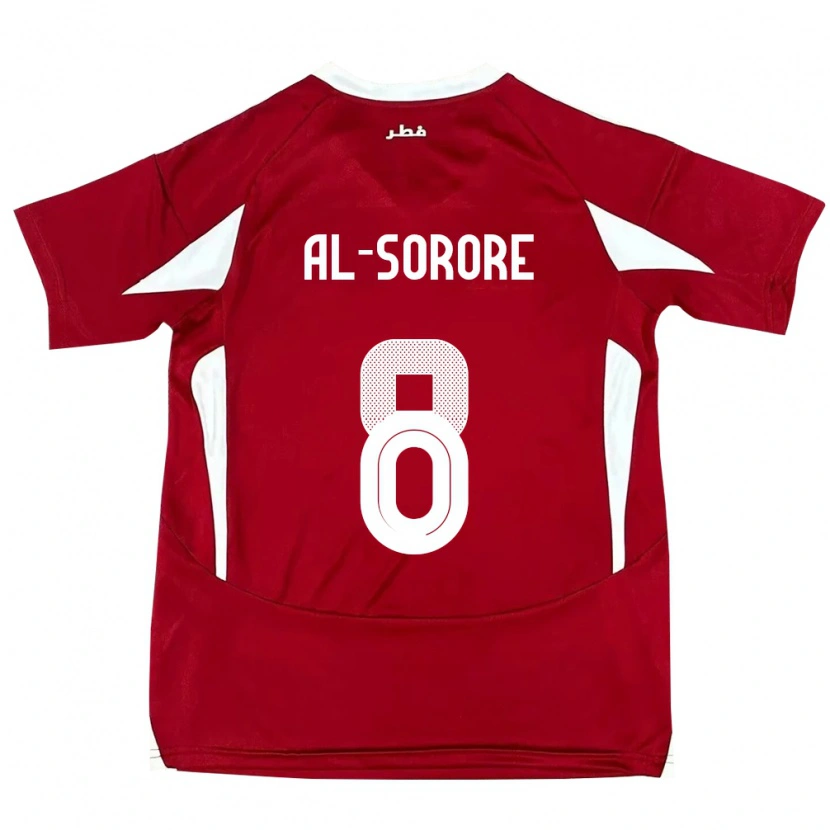 Danxen Damen Katar Asma Al Sorore #8 Rot Heimtrikot Trikot 24-26 T-Shirt Schweiz