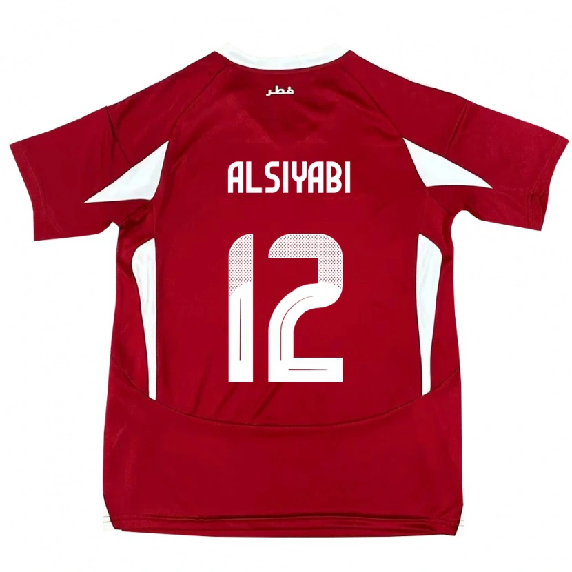 Danxen Damen Katar Shaima Alsiyabi #12 Rot Heimtrikot Trikot 24-26 T-Shirt Schweiz