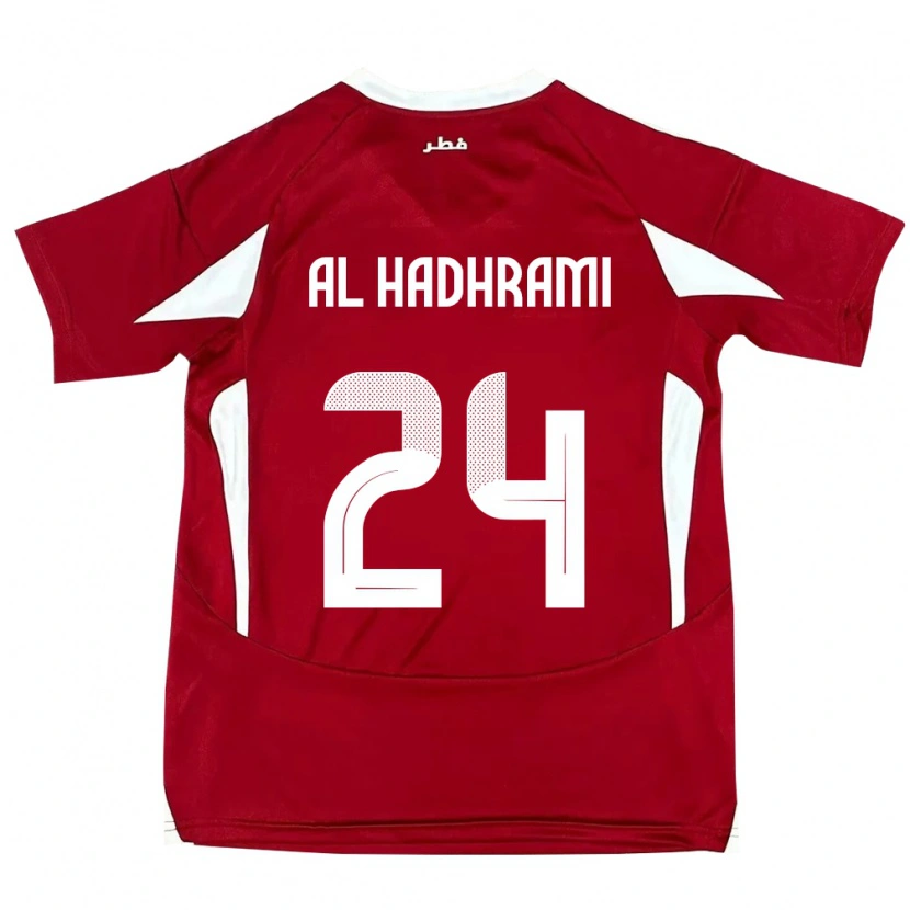 Danxen Damen Katar Naif Abdulraheem Al Hadhrami #24 Rot Heimtrikot Trikot 24-26 T-Shirt Schweiz