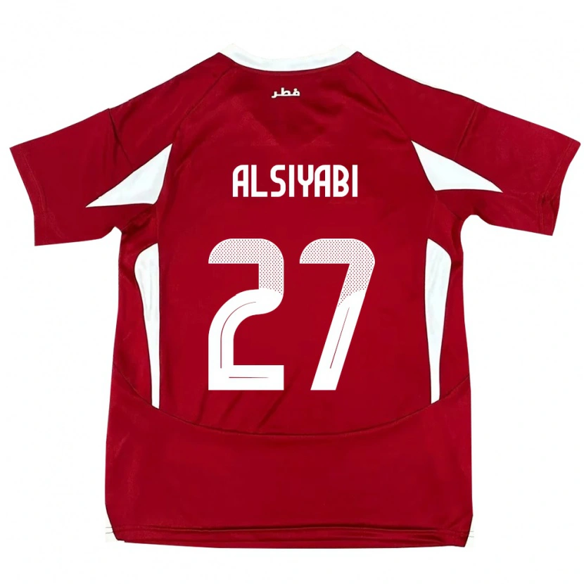 Danxen Damen Katar Nasra Alsiyabi #27 Rot Heimtrikot Trikot 24-26 T-Shirt Schweiz