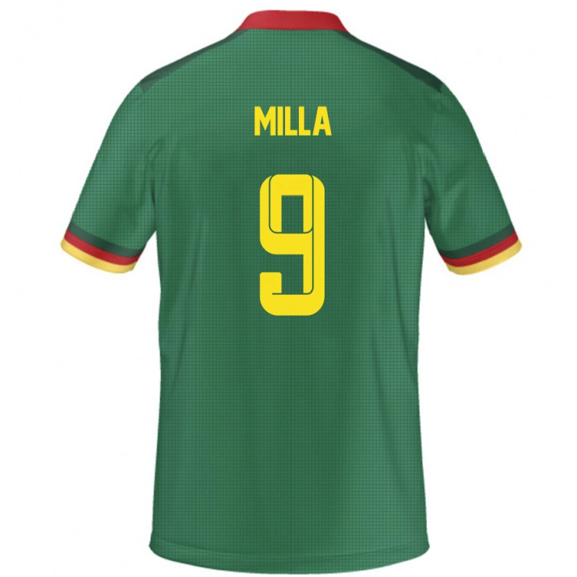 Danxen Damen Kamerun Kevin-Prince Milla #9 Grün Heimtrikot Trikot 24-26 T-Shirt Schweiz