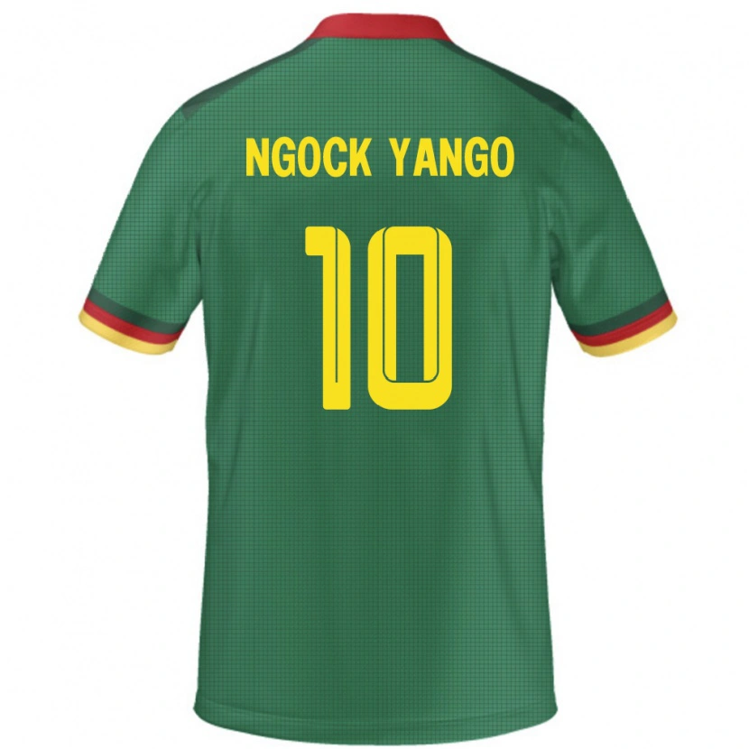 Danxen Damen Kamerun Grace Ngock Yango #10 Grün Heimtrikot Trikot 24-26 T-Shirt Schweiz