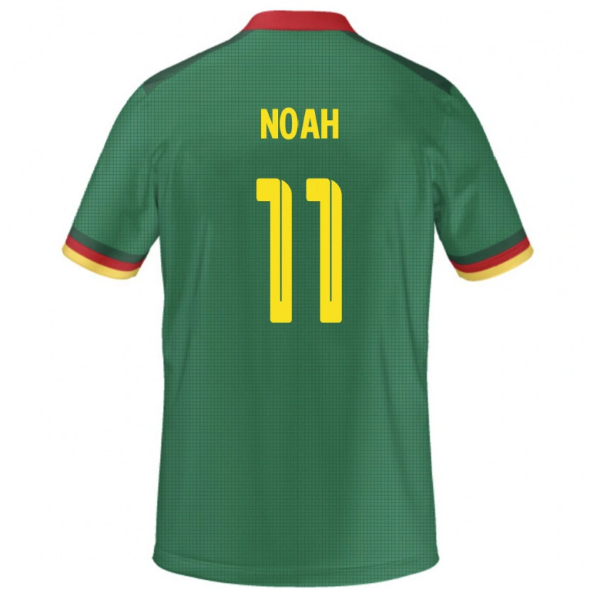 Danxen Damen Kamerun Yanick Noah #11 Grün Heimtrikot Trikot 24-26 T-Shirt Schweiz