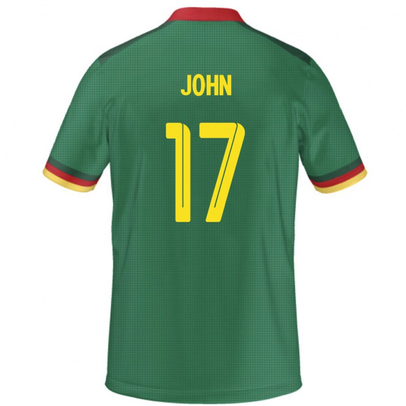 Danxen Damen Kamerun Nchindo John #17 Grün Heimtrikot Trikot 24-26 T-Shirt Schweiz