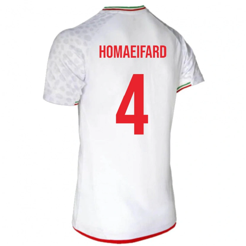 Danxen Damen Iran Alireza Homaeifard #4 Weiß Heimtrikot Trikot 24-26 T-Shirt Schweiz