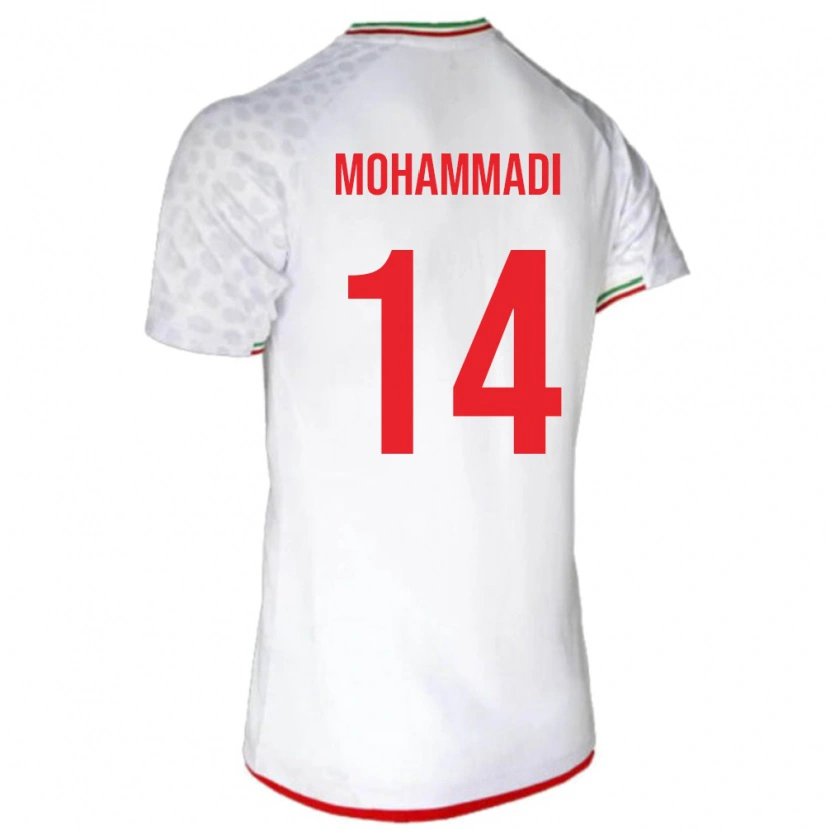 Danxen Damen Iran Abolfazl Mohammadi #14 Weiß Heimtrikot Trikot 24-26 T-Shirt Schweiz
