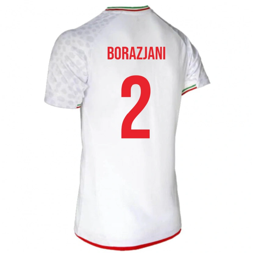Danxen Damen Iran Fatemeh Amineh Borazjani #2 Weiß Heimtrikot Trikot 24-26 T-Shirt Schweiz