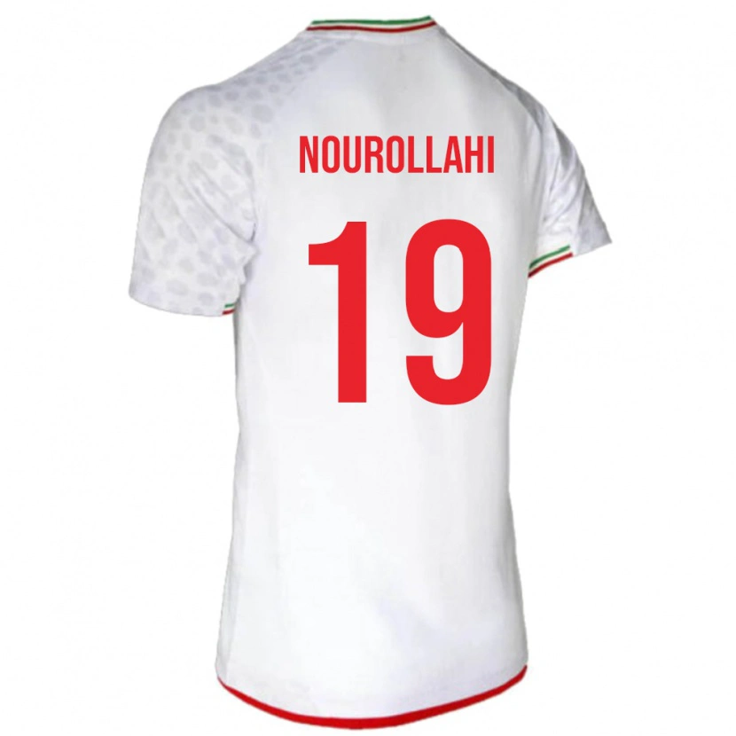 Danxen Damen Iran Ahmad Nourollahi #19 Weiß Heimtrikot Trikot 24-26 T-Shirt Schweiz