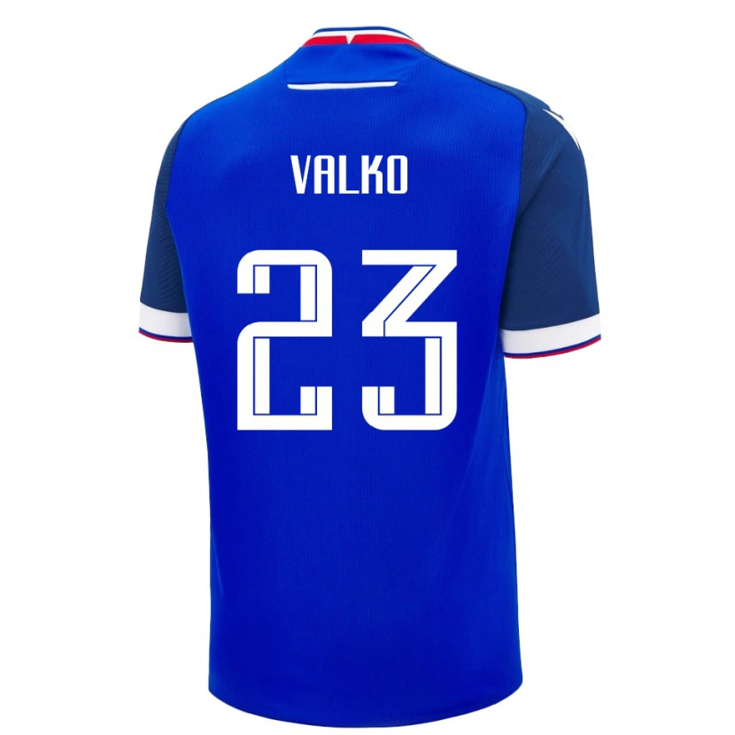Danxen Damen Slowakei Bruno Valko #23 Blau Heimtrikot Trikot 24-26 T-Shirt Schweiz