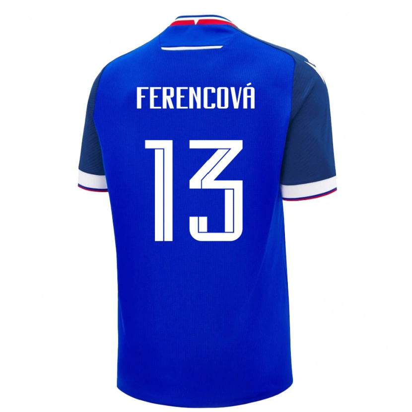 Danxen Damen Slowakei Michaela Ferencová #13 Blau Heimtrikot Trikot 24-26 T-Shirt Schweiz