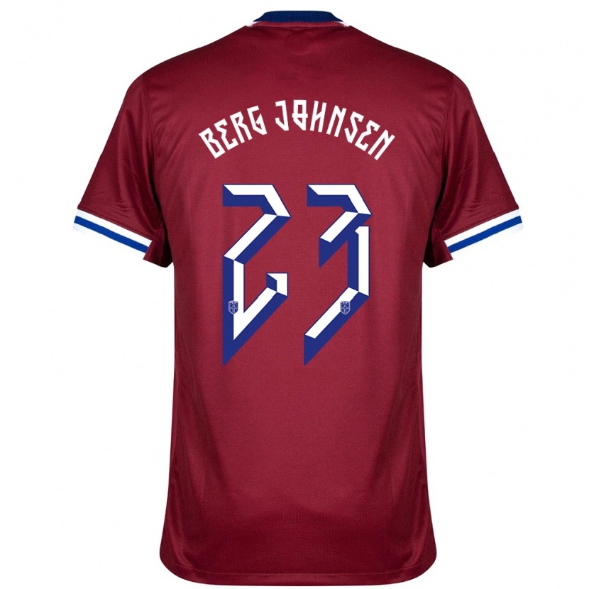 Danxen Damen Norwegen Lasse Berg Johnsen #23 Rot Blau Weiß Heimtrikot Trikot 24-26 T-Shirt Schweiz