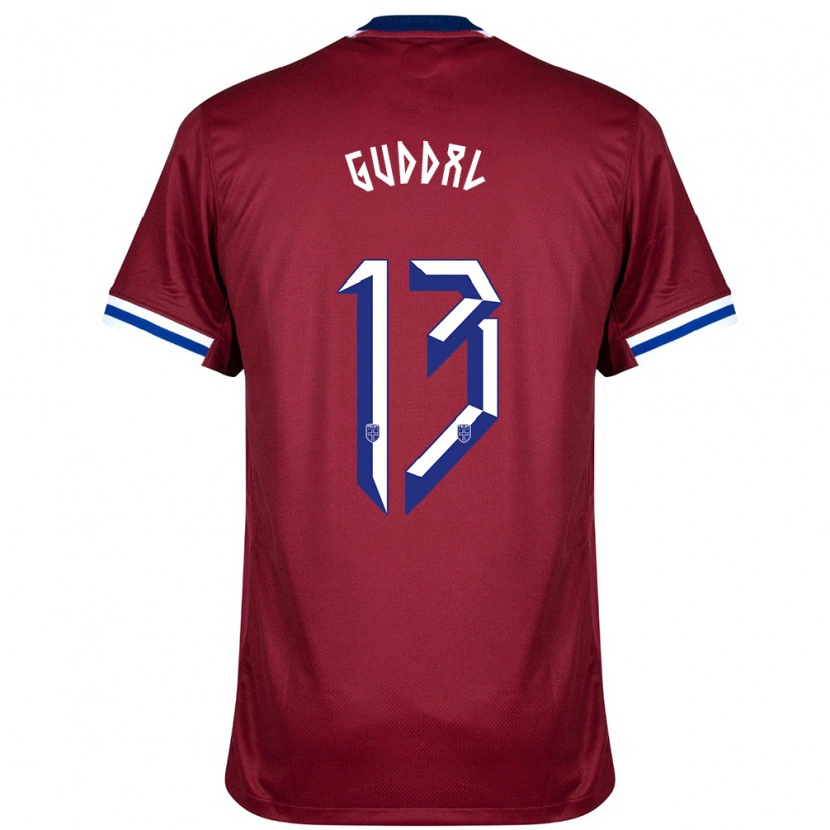 Danxen Damen Norwegen Tobias Guddal #13 Rot Blau Weiß Heimtrikot Trikot 24-26 T-Shirt Schweiz