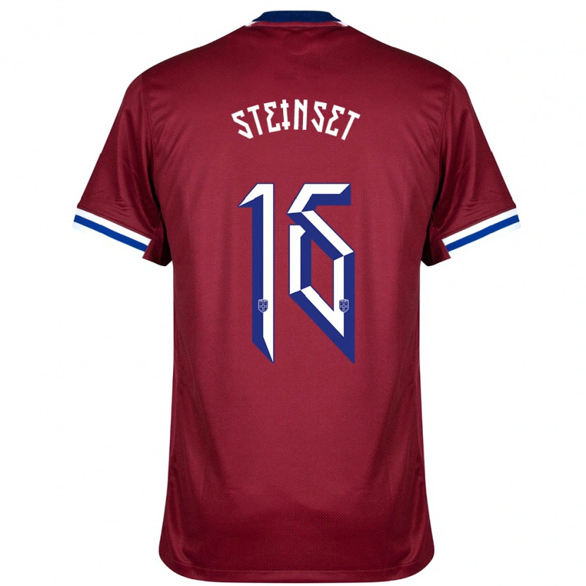 Danxen Damen Norwegen Kristoffer Steinset #16 Rot Blau Weiß Heimtrikot Trikot 24-26 T-Shirt Schweiz