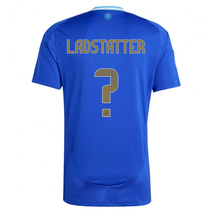 Danxen Damen Argentinien Agustín Ladstatter #0 Blau Auswärtstrikot Trikot 24-26 T-Shirt Schweiz